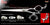Bat Double V Swivel Touch Grooming Shears