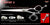 Clover 2 Double V Swivel Touch Grooming Shears