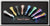 10 Mixed Titanim Colors Finger Rests 2.5mm